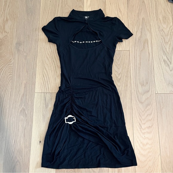 I AM GIA pearl necklace body con dress - Picture 5 of 10